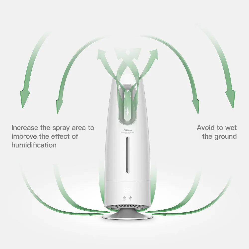 Xiaomi Deerma Humidifier 4L очиститель воздуха для помещений с кондиционированным воздухом офисный бытовой с фильтром