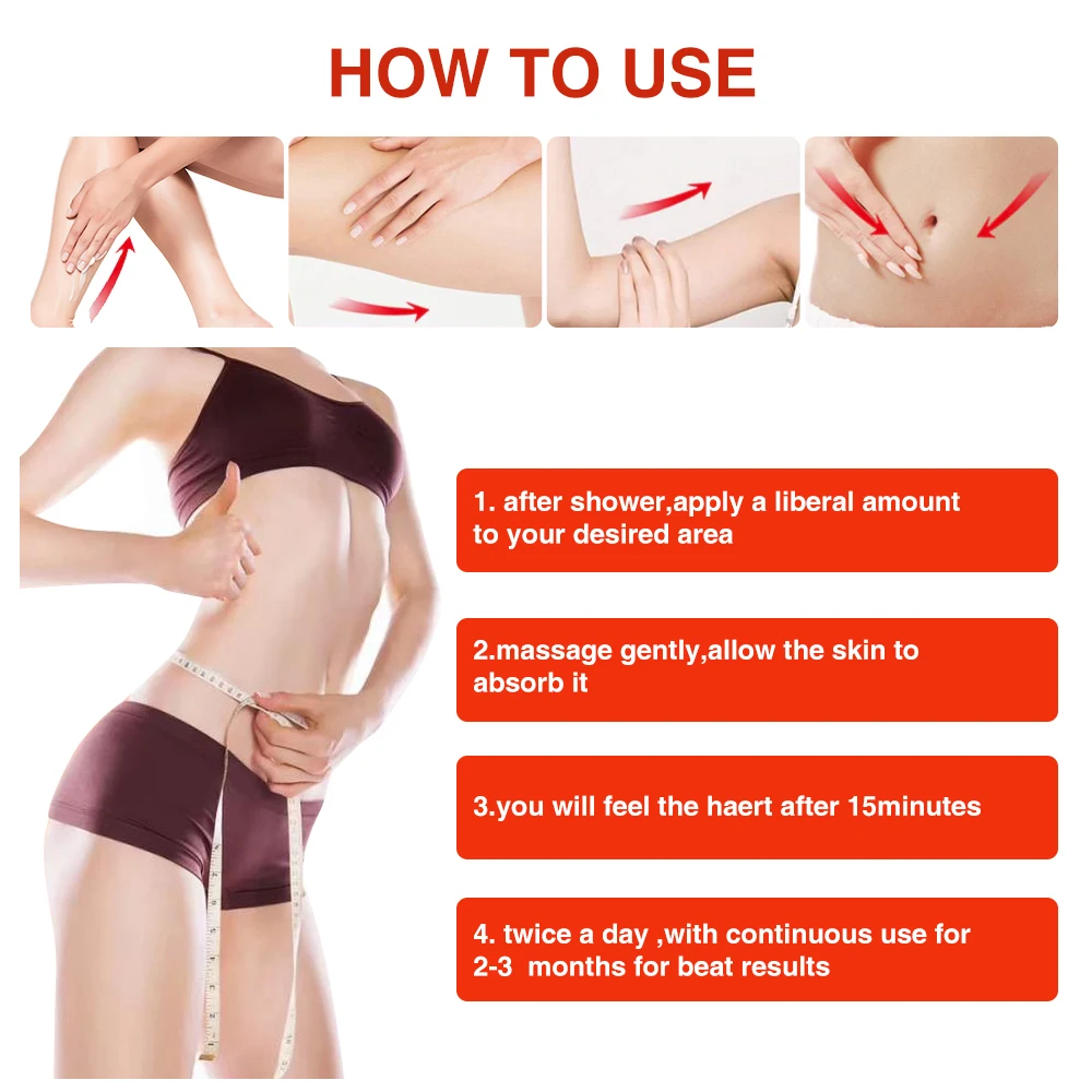 

2pc Full Body Slimming Hot Fat Burner Cream Anti-Cellulite Weight Loss Cream Full legs Beauty Slimming ProductsBody Shaping Slim
