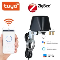 tuya zigbee smart wireless control gas water valve smart home automation control valve for gas work with alexagoogle assistant