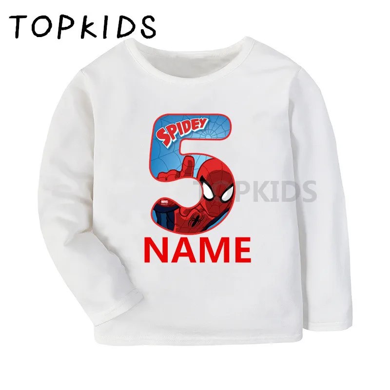 Детские рубашки с длинным рукавом мультяшным принтом для мальчиков и девочек на