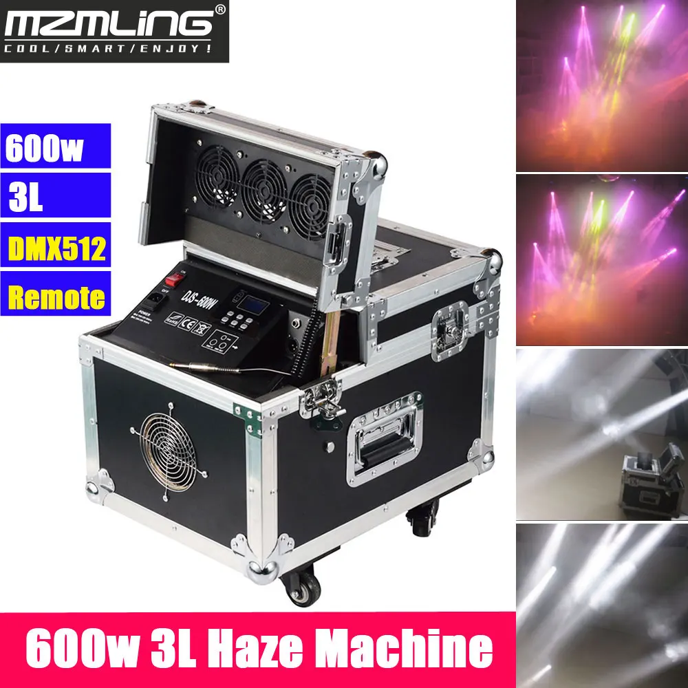 600 Вт 3л дымка машина DMX512/LCD/пульт дистанционного управления дымовая