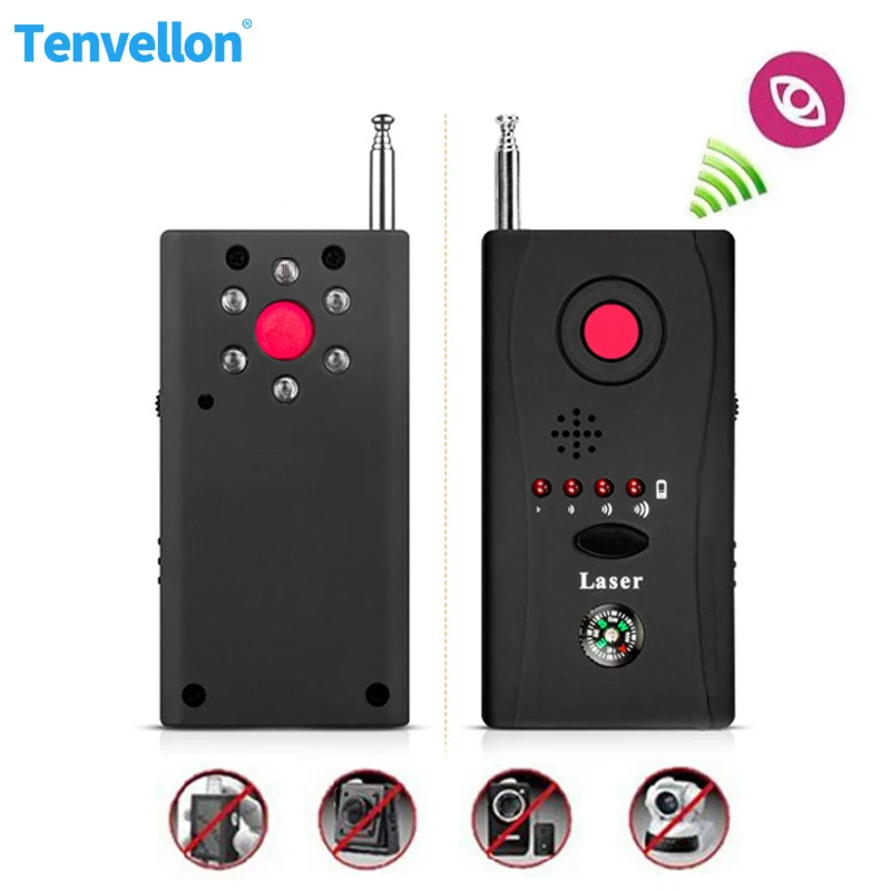 security protected anti spy detector mini wireless camera hidden signal gsm device finder privacy protect security comprass free global shipping