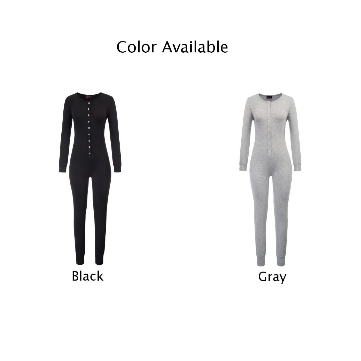 Комбинезоны женские осень зима удобные с длинным рукавом вырез лодочкой пижамы