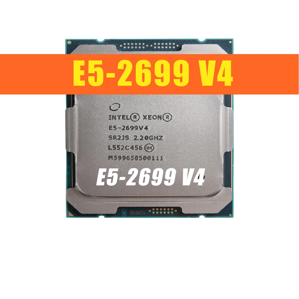 Процессор Intel Xeon E5-2699V 4 ЦПУ 2 ГГц 22 ядра 55 МБ смарт-кэш процессор аналогичен