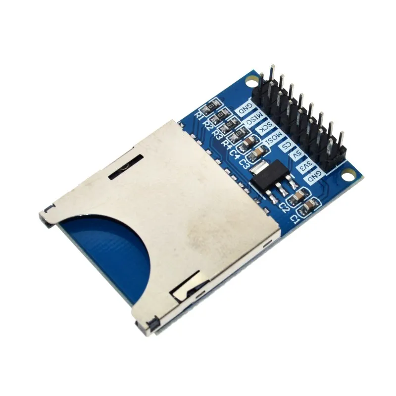 10 шт. модуль для чтения и записи sd карт слот считыватель ARM микроконтроллер Arduino SPI