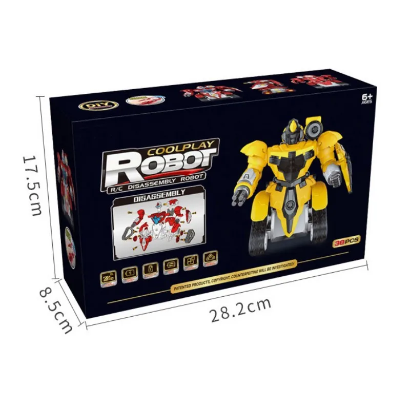 

Robots Toys for Kids 2.4Ghz Remote Control Drone Tank & Hovercraft DIY Science Learning Toys Set Education Physics Courses Set f