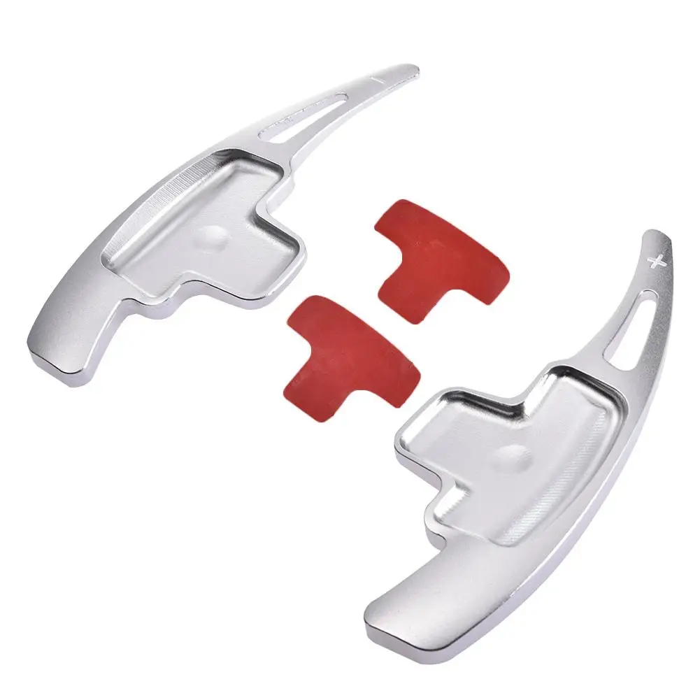 Silver 1 пара Алюминий Авто Рулевое колесо сдвига Paddle расширение для Mercedes Benz W176 W246 W205 W212 W222 C117 аксессуары - Цвет: Silver