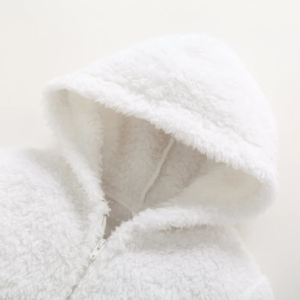 2019 Зимние теплые детские Колготки с рисунком медведя толстовки капюшоном из