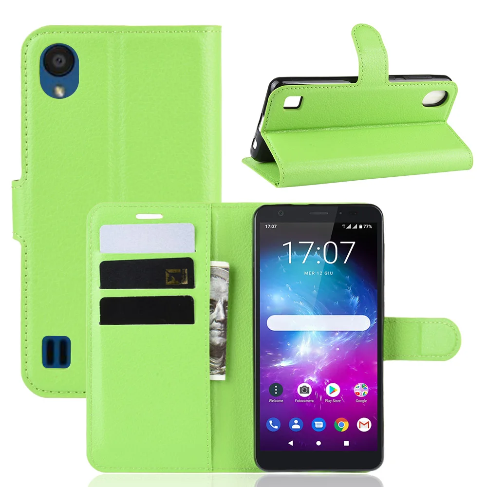 Чехол для телефона zte Blade A5 2019 кожаный чехол флип Роскошный из искусственной кожи