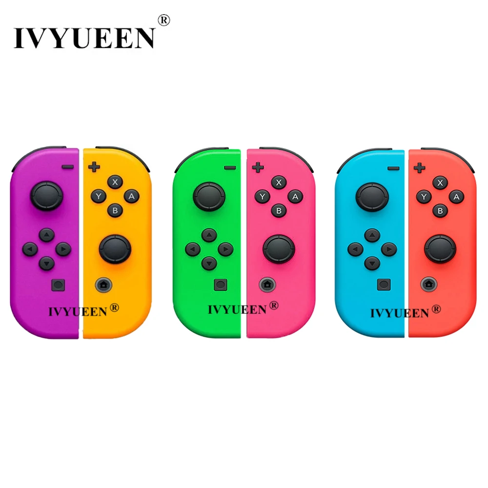 

1 пара для Nitendo Switch NS JoyCon Joy Con, Корпус Корпуса корпуса, чехол для Nintendo doswitch, зеленый, фиолетовый, розовый чехол