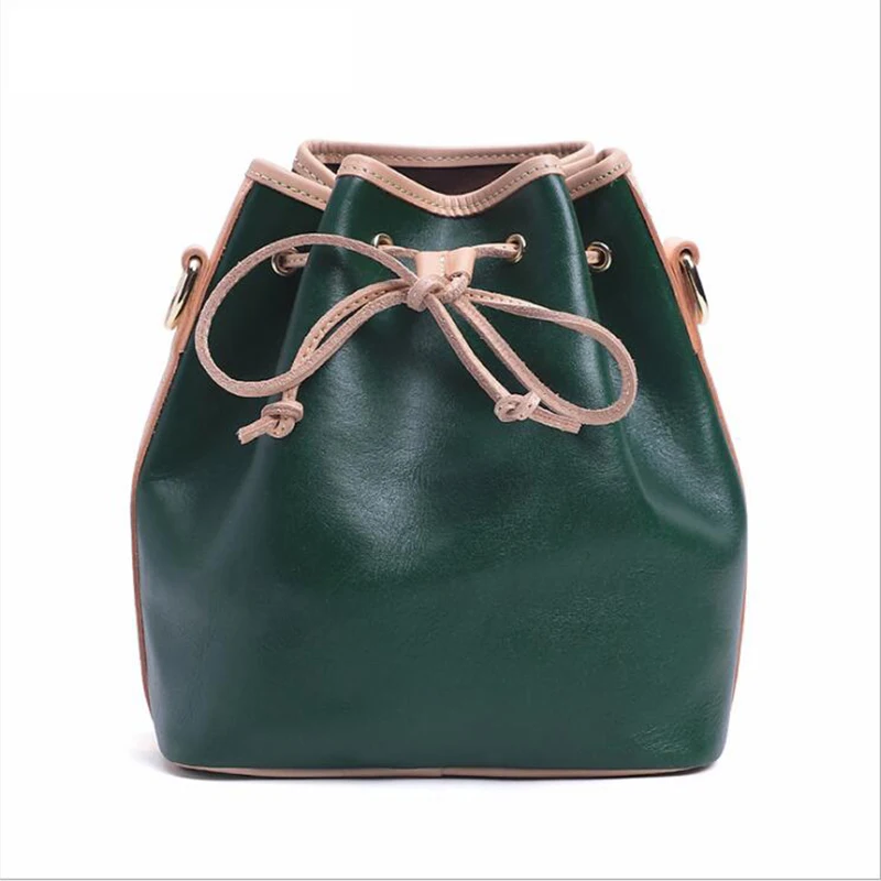 

Женская сумка из обычной воловьей кожи, сумка на плечо, новая Универсальная сумка-мешок, сумка для покупок, сумка-мессенджер, женская мягкая ...