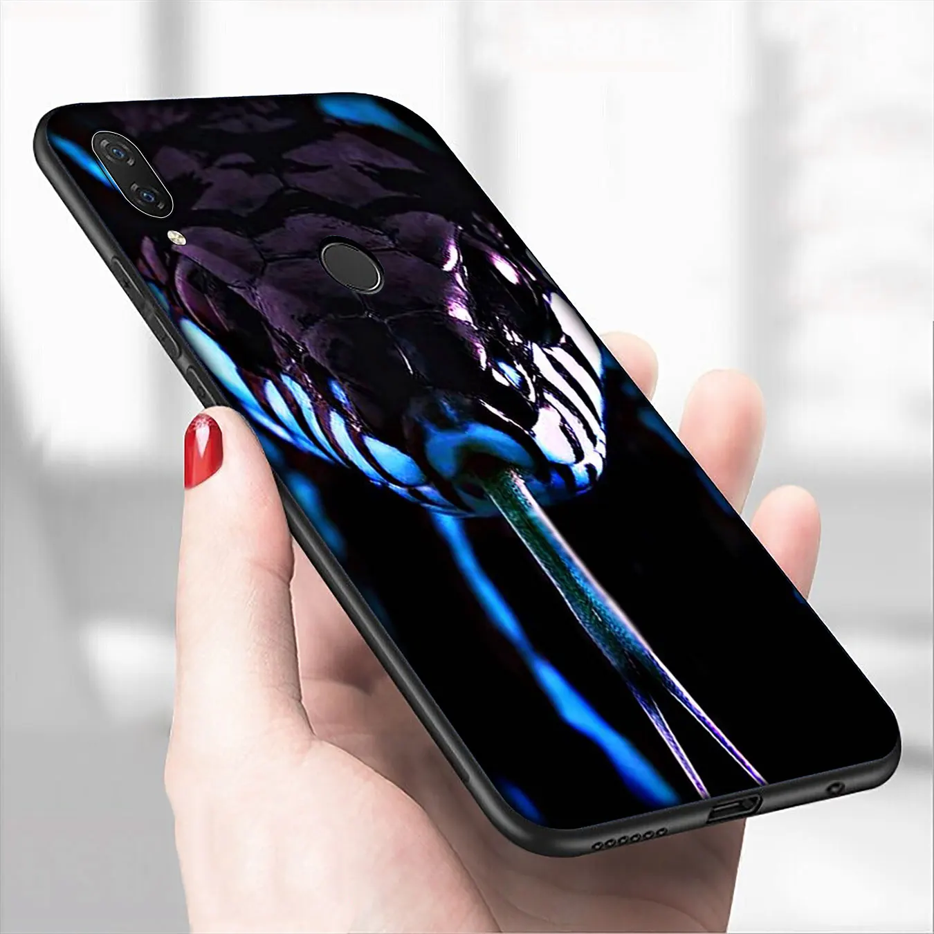 Модный мягкий силиконовый чехол из змеиной кожи для телефона Xiaomi Redmi Note 8 8T 8A 7 7A 6 6A
