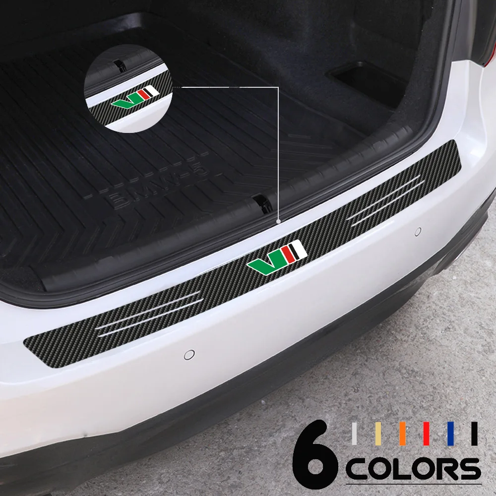 Автомобильный Стайлинг VII логотип эмблема из углеродного волокна авто задний