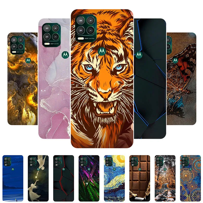 

For Moto G Stylus 5G Case Soft TPU Tiger Back Cover Case for Motorola Moto G Stylus 5G Capas Silicone Case for MotoG Stylus 5G