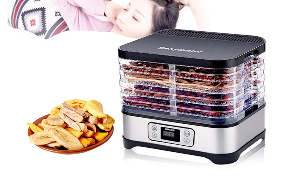 electronic 5 layers 32*26*21,5 см интеллигентая(ый) Mini 5 Слои бытовой осушителей Еда процессор Еда сушилка отпариватель Кухня испечь овощи фрукты микроволновая печь - Цвет: electronic 5 layers