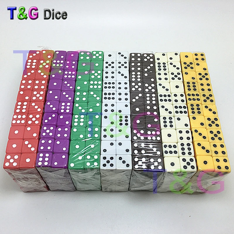 10 шт стандартный пластик 12 мм игра белые кости Die Toy New outdoorlive 7 цветов|white dice|game dicedice