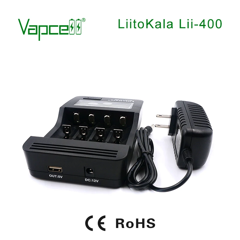 Vapcell зарядное устройство Liitokala Lii-400