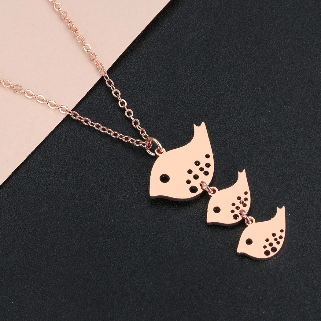 Новинка 2020 ожерелье QIMING в виде милой птицы для женщин детей малышей и мам из