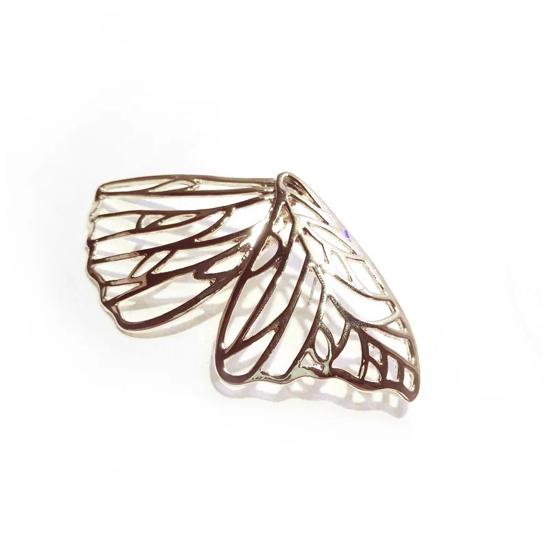 

Exaggerated Super Fairy Super Girl Earrings Hollowed Out Butterfly Gold Plated EarringsEarrings Stud Personalized Earrings