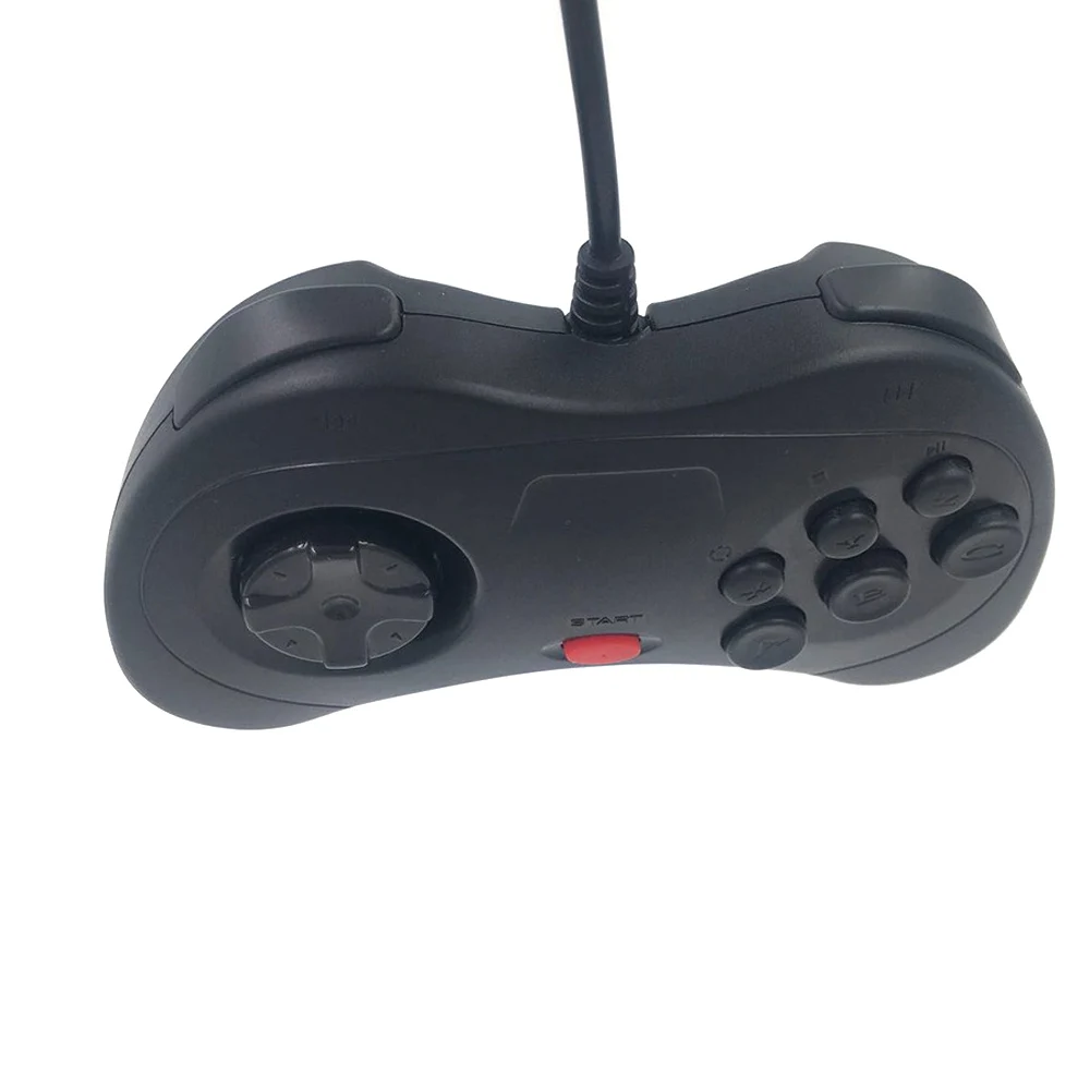 Геймпад игровой проводной с 6 кнопками джойстик для Sega Saturn ПК Mac | Электроника
