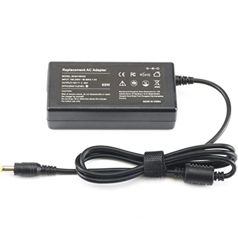 

19V 3.42A 65W Laptop Charger Adapter for Acer Aspire ChromeBook C7 C710 AC710