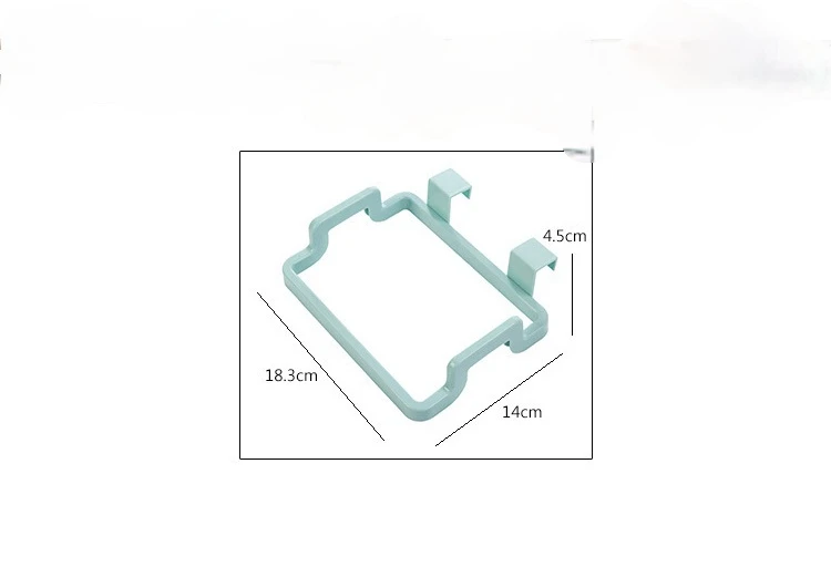 

Punch-free hangable cabinet rack trash rack hanging bag storage box towel rack trash can bag rack storage rack
