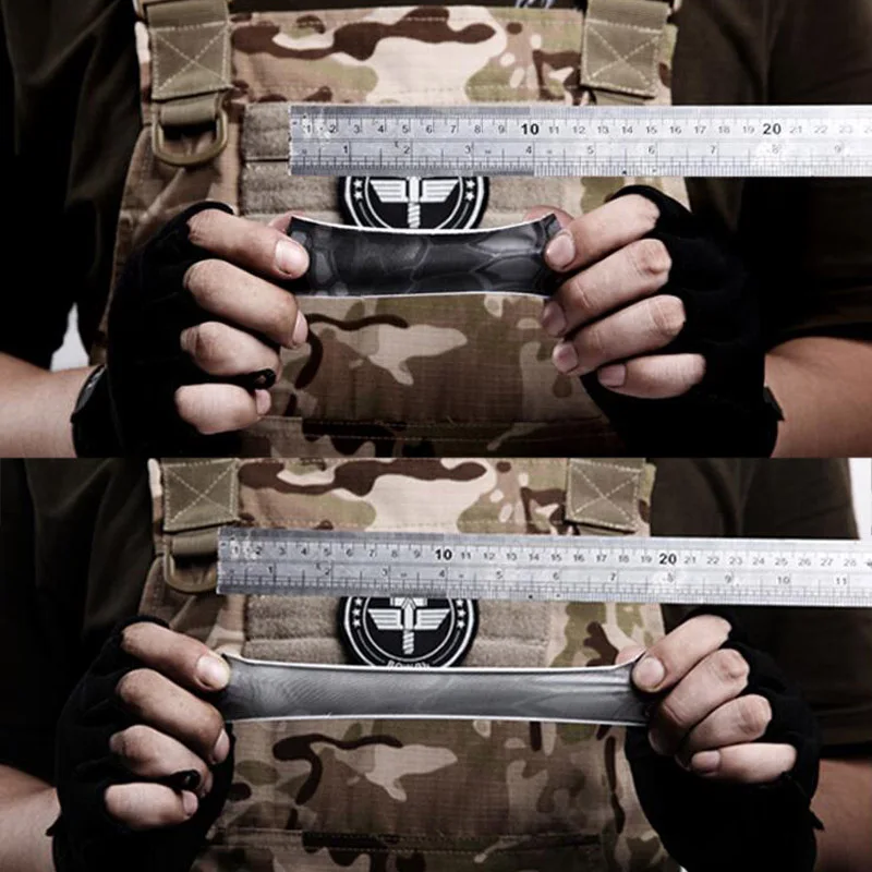 Водонепроницаемая самоклеящаяся эластичная камуфляжная ткань 20 см x 150 см|cloth|cloth