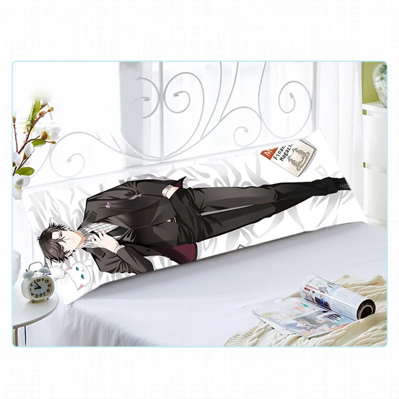 Mystic Messenger аниме персонажи крутой мальчик Jumin Han & Zen 707 наволочка для