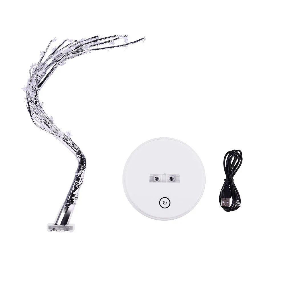 Оригинальный светодиодный светильник ALIWARM белого цвета с 60 белыми звездами