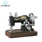 Мини-швейная машина из смолы, фигурки, миниатюры, сувениры, для современного домашнего и офисного декора, поделки