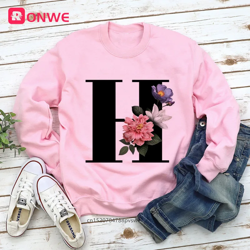 Женская комбинированная толстовка с надписью на заказ осенняя Толстовка для