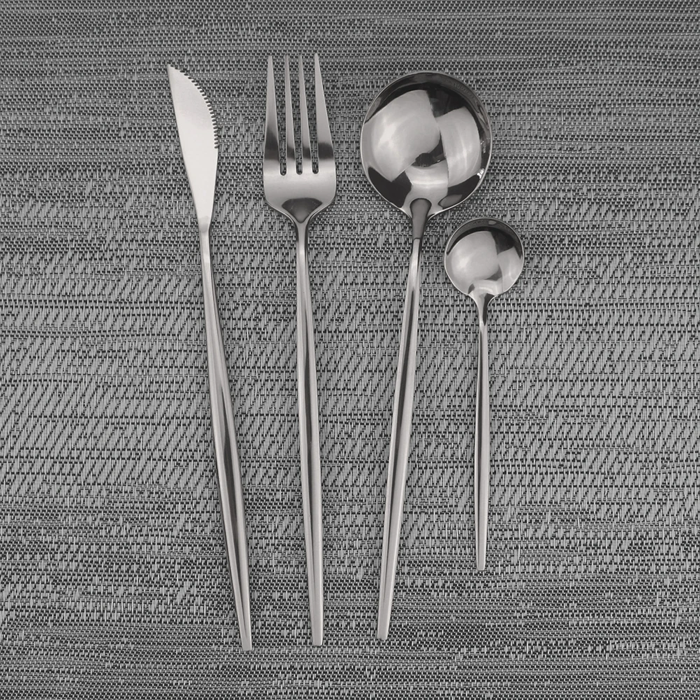 4 шт. столовые приборы из нержавеющей стали|Столовые сервизы| |