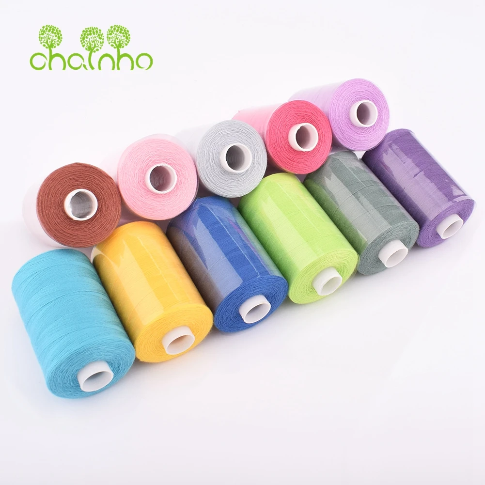 Chainho-Carretes de poli&eacute;ster multicolores para costura y acolchado, 42 carretes/caja, alta calidad, adecuado para costura y m&aacute;quina-2