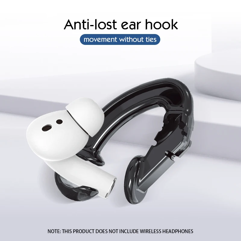 

Anti-lost Holder Bluetooth Earphone Sport Earhook Clip Mount Ear Earbud Hook Earhook Clamp Holder Applicable For Airpods 1 2 Pro