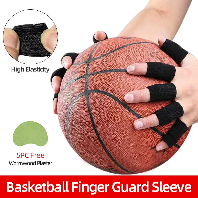 10 шт. Нескользящие эластичные спортивные перчатки для баскетбола волейбола