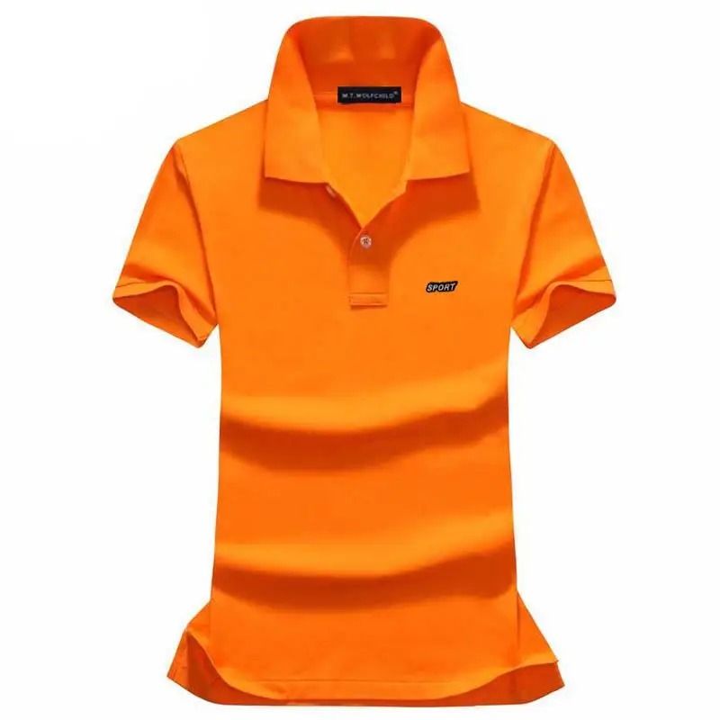 Женская Однотонная рубашка поло с коротким рукавом Повседневная приталенная из