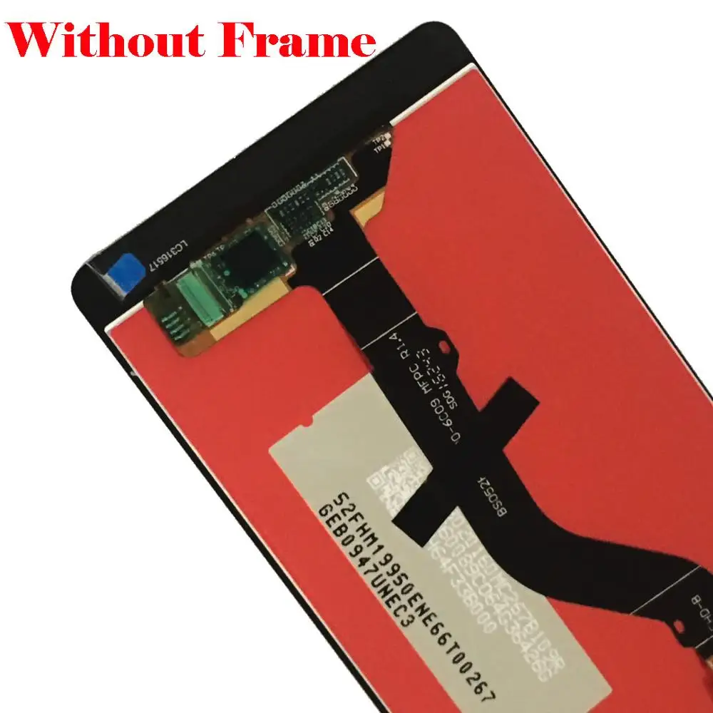 С рамкой/без для Huawei P9 Lite ЖК дисплей с дигитайзером сенсорного экрана черный