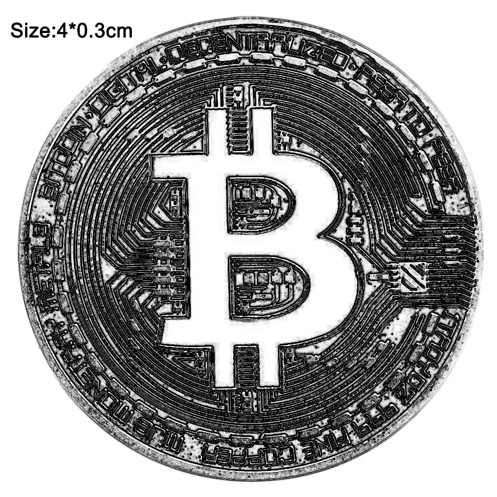 

1PCS Creative Souvenir Gold Plated Bitcoin Coin Physical Gold Collectible BTC Coin Art Collection Physical Commemorative Gift
