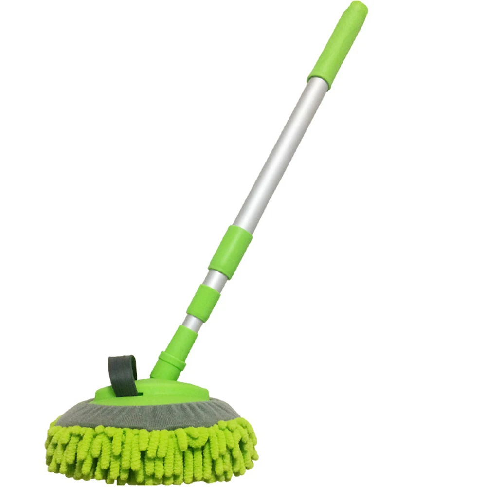 

Aluminum alloy stainless steel telescopic car wash mop multifunctional dust removal cleaning tool dust removal cleaning cloth