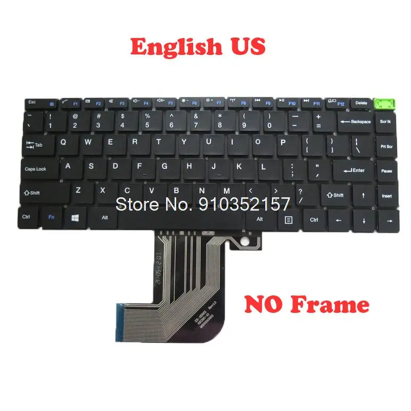 Сменная Клавиатура для ноутбука JOOYON J3GP / J3GP Pro 13,3 дюйма английский США без рамки