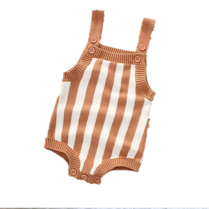 Одежда для маленьких мальчиков детские вязаные комбинезоны милые новорожденных