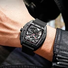 Мужские механические наручные часы AILANG, водонепроницаемые, с автоматическим вырезом, светящиеся, в спортивном стиле, с кожаным ремешком, 2021