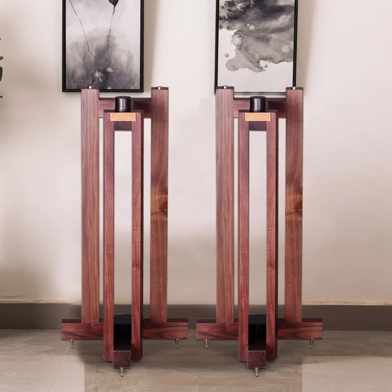 S-005 Cl-04 черный орех однотонное платье с длинными рукавами и дерева Треугольники