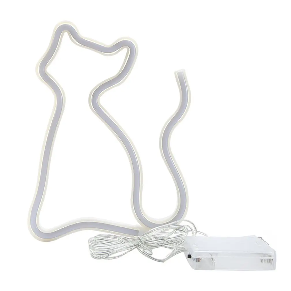 

Cat Neon Signs For LED Wall Decor Bedroom Signs Wall Battery Or USB Powered Acrylic Neon Light Sign Light Hot Sale High Quality