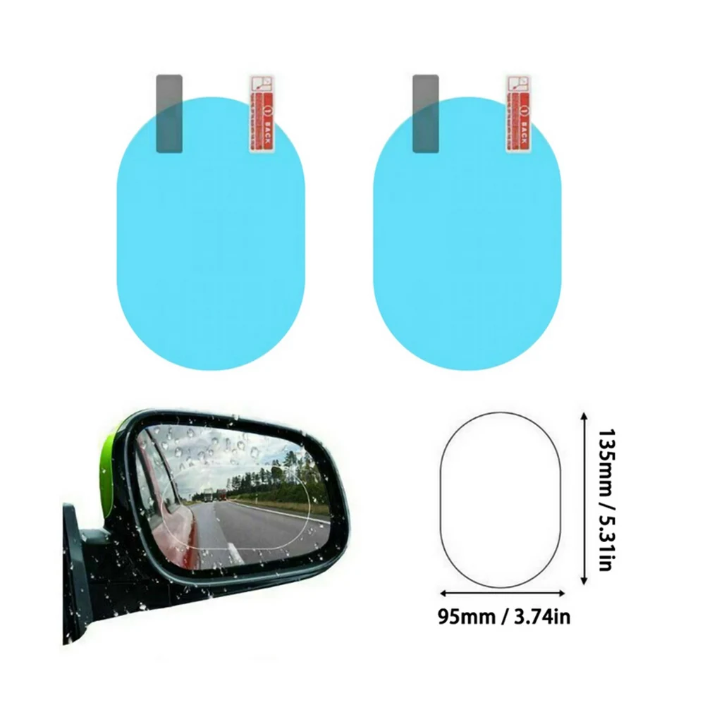 4pcs Car Rearview Mirror Protective Film Anti Fog Window Clear Rainproof Rear View Accessories | Автомобили и мотоциклы