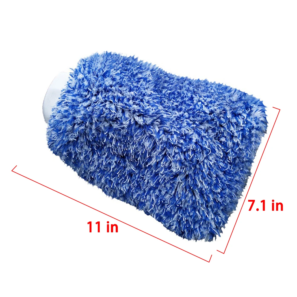 

2Pcs Car Wash Mitt, Premium Cyclone Microfiber Washing Gloves, Holds Tons of Sudsy Water for Effective Washing