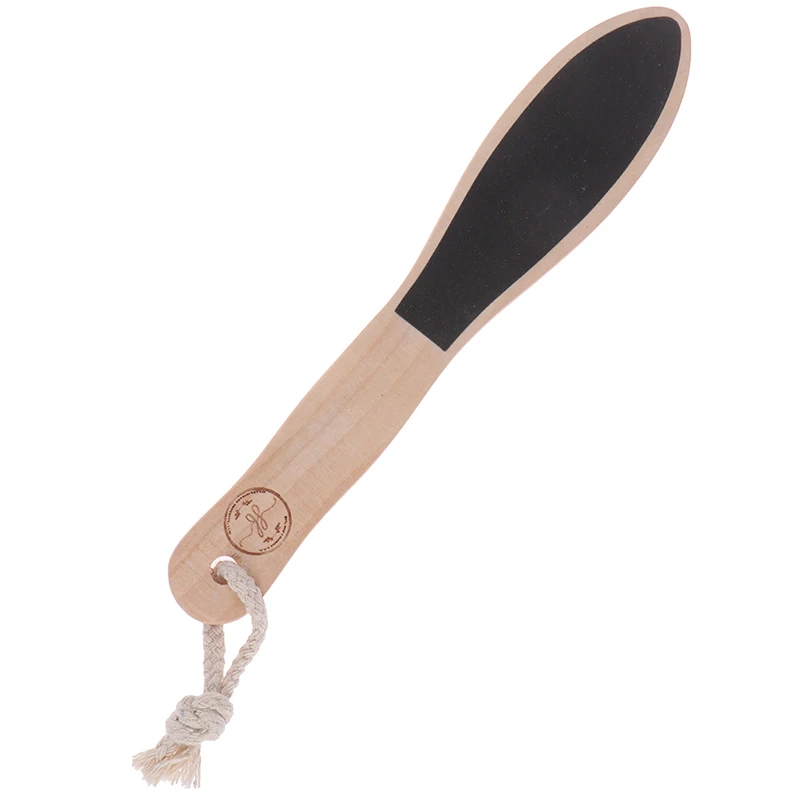 

1Pcs Foot File Callus Dead Skin Remover Pedicure Portable Sandpaper Wood+sandpaper Handle Pedicure Tools Callus Remover