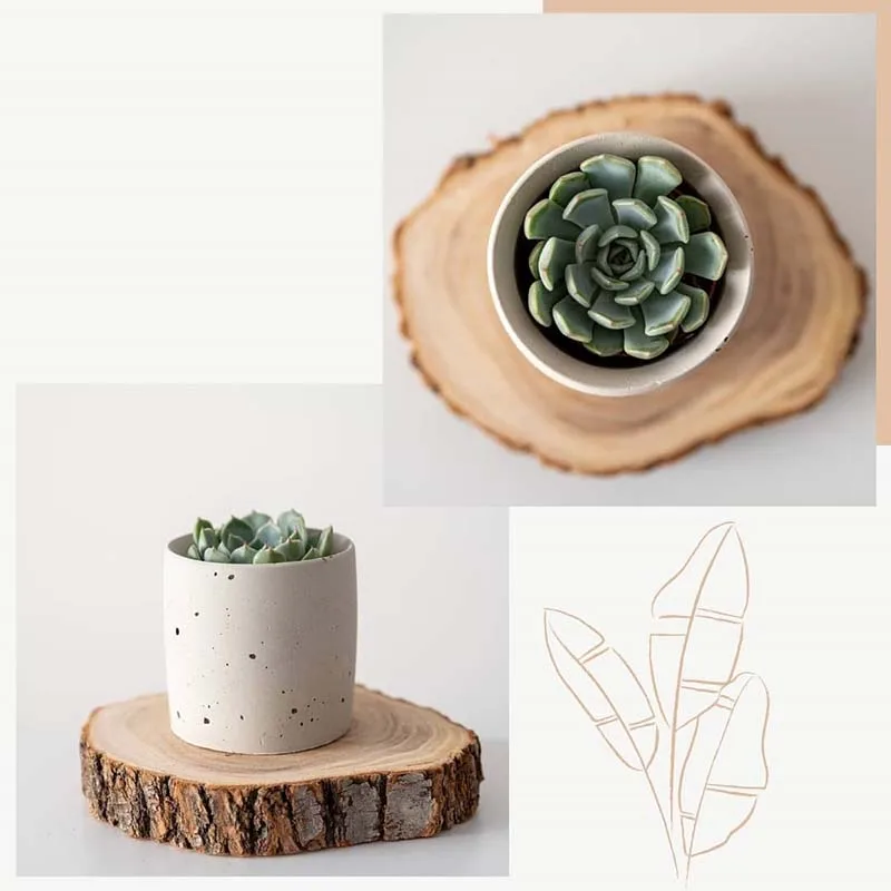 Цилиндрический горшок формы для бетона плантатора силиконовые держателя