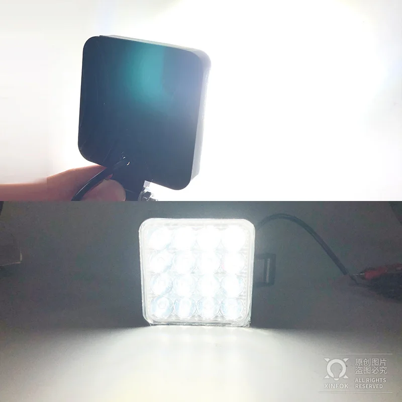 Автомобильные рабочие фары 48 Вт супер яркий светодиодный прожектор для