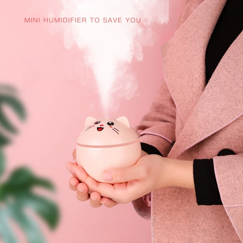 

1 Pc Portable Air Freshener Diffuser Humidifier for Car Office Home Atmosphere LED Colorful Light Auto Mist Maker Ultra Quiet